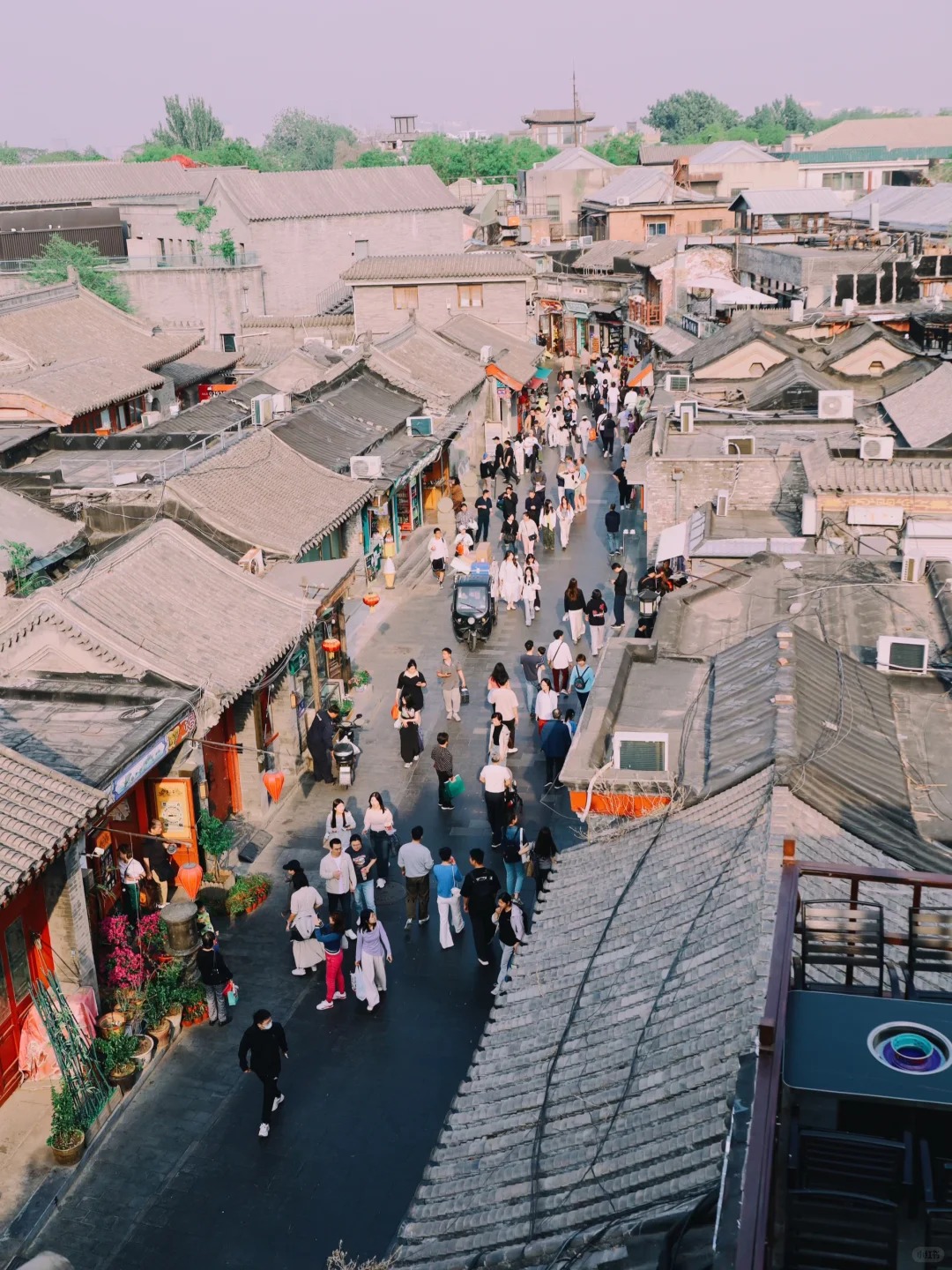 Yandai Xiejie Rooftop View